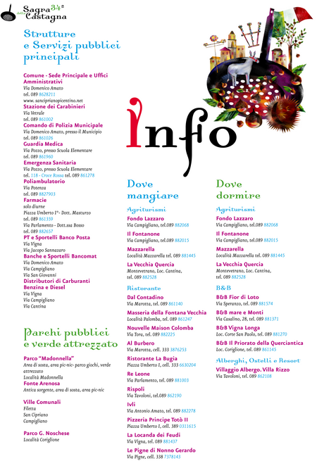 Info Sagra della Castagna San Cipriano Picentino