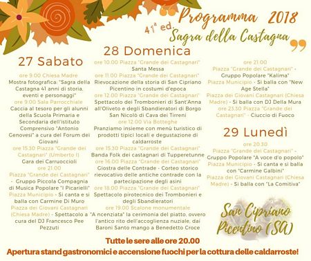 Programma Sagra 2018
